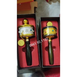 Kinh luân cầm tay 20cm mật tông tây tạng hàng mới về