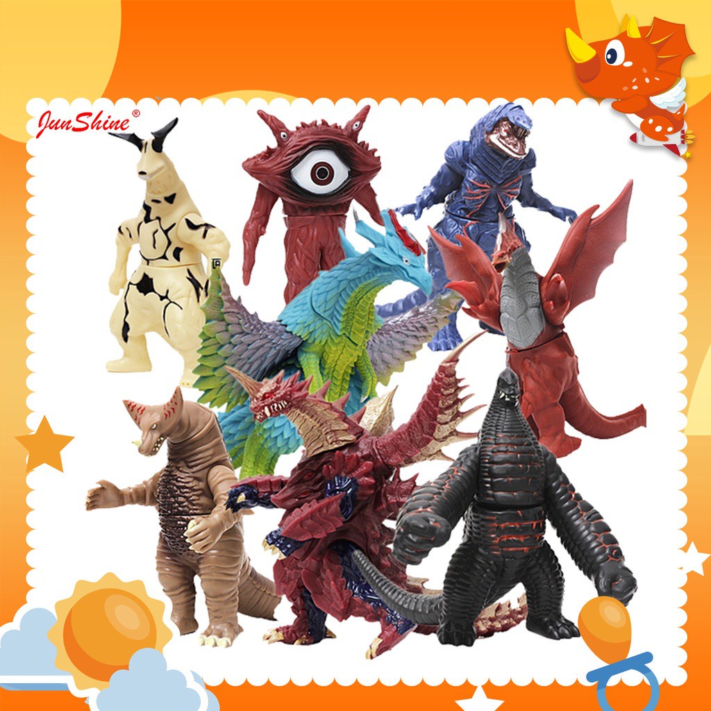 Mô Hình Quái Vật Ultraman 11 / 12 / 13 cm Có Thể Di Chuyển Làm Quà Tặng Cho Bé Trai