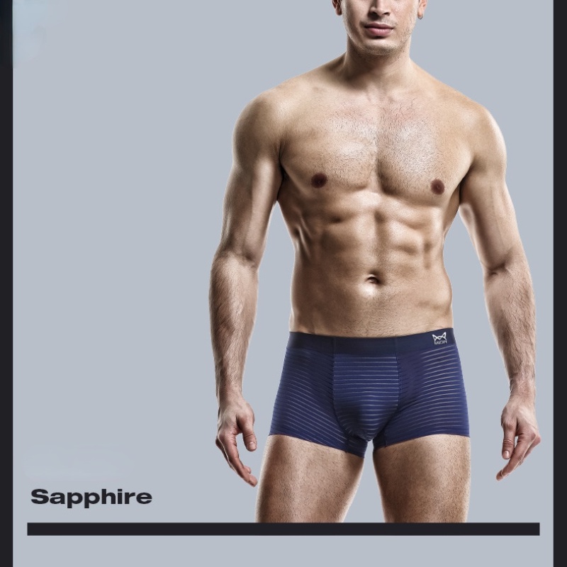 Quần lót boxer MB316 vải lụa mát không đường may thoáng khí thời trang mùa hè quyến rũ dành cho nam