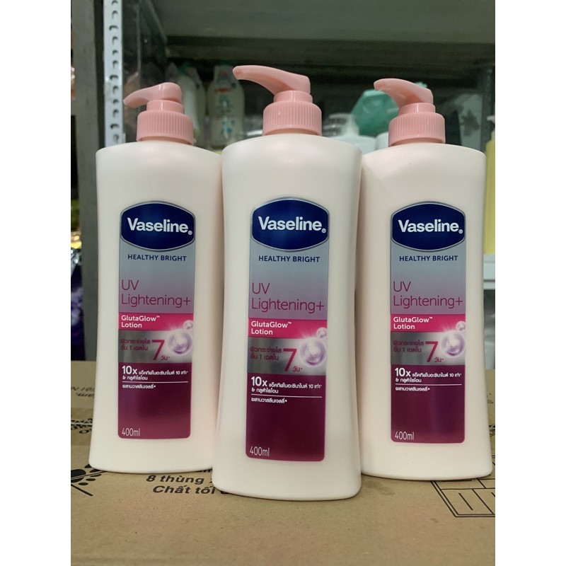 Dưỡng thể vaseline 400ml ( màu hồng )