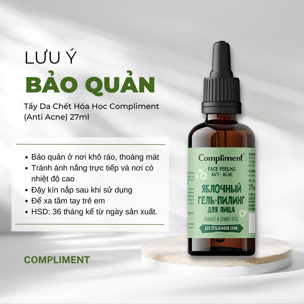 Tẩy Da Chết Hoá Học Peel Da Compliment Anti Acne Làm Sạch Và Sáng Da 27ml