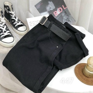 QUẦN BAGGY JEANS ĐEN TRƠN