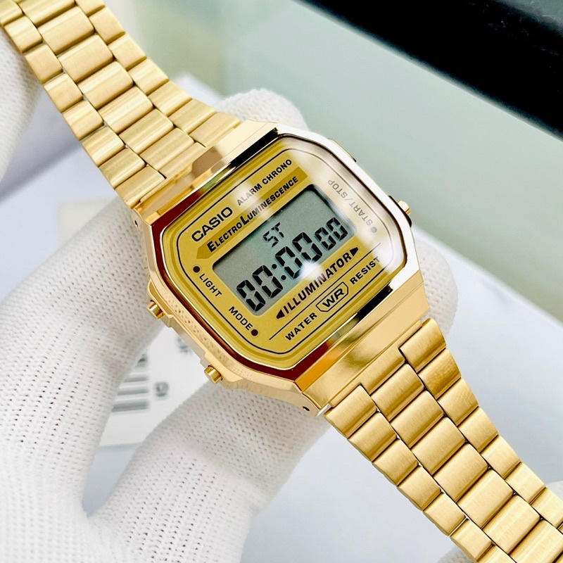 Đồng hồ A168 unisex nam nữ new fullbox chính hãng