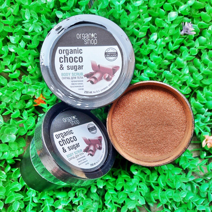 Muối Tẩy Da Chết Toàn Thân ORGANIC Choco Và Đường