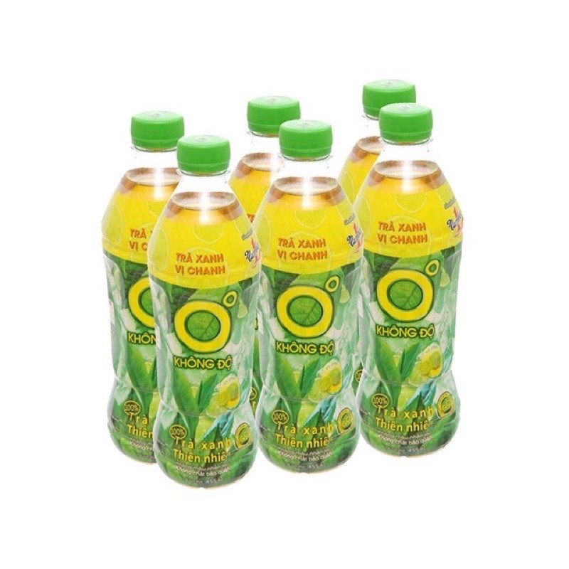 Trà Xanh Không Độ 455ml/chai