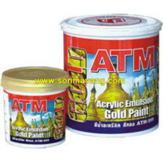 Sơn nước nhũ vàng ATM - 999 ( 875ml )