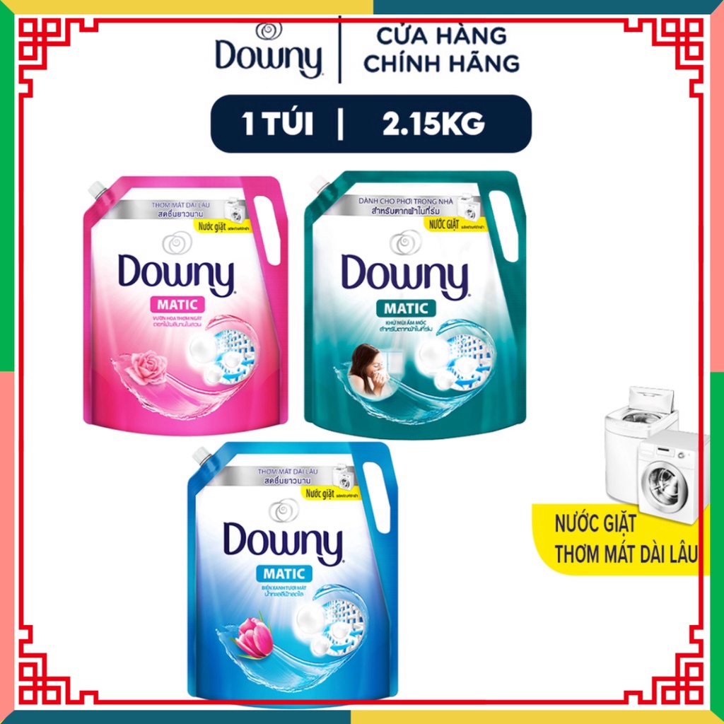 Nước giặt Downy Matic túi 2,15kg (MỚI) ( Đại lý Ngọc Toản)