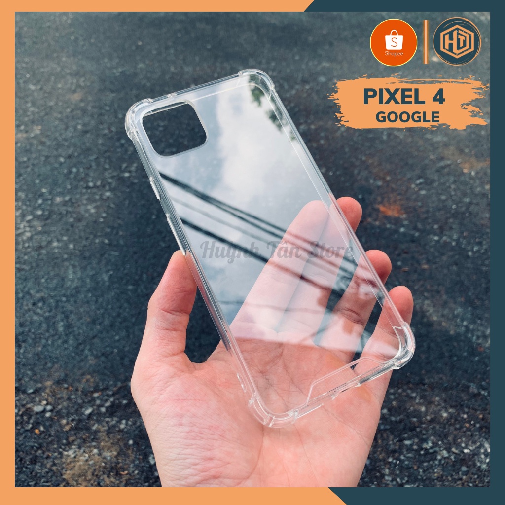 Ốp lưng pixel 4 chống sốc clear color ver 3 trong suốt không ố vàng bảo vệ camera phụ kiện huỳnh tân store