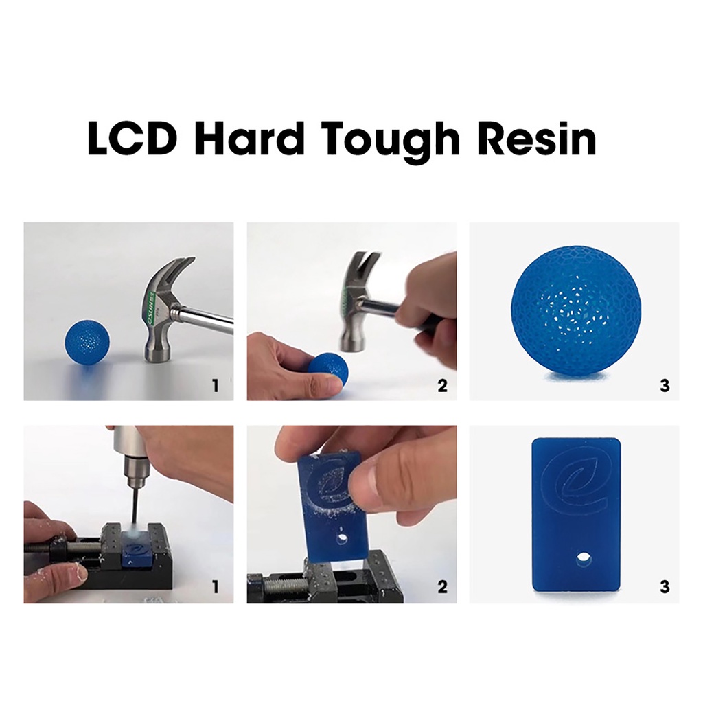 Nhựa in 3d eSun Hard-Tough Resin  0.5kg-1kg/Chai