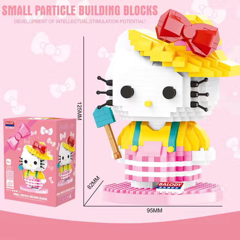 Đồ Chơi Lắp Ráp Mô Hình Hello Kitty
