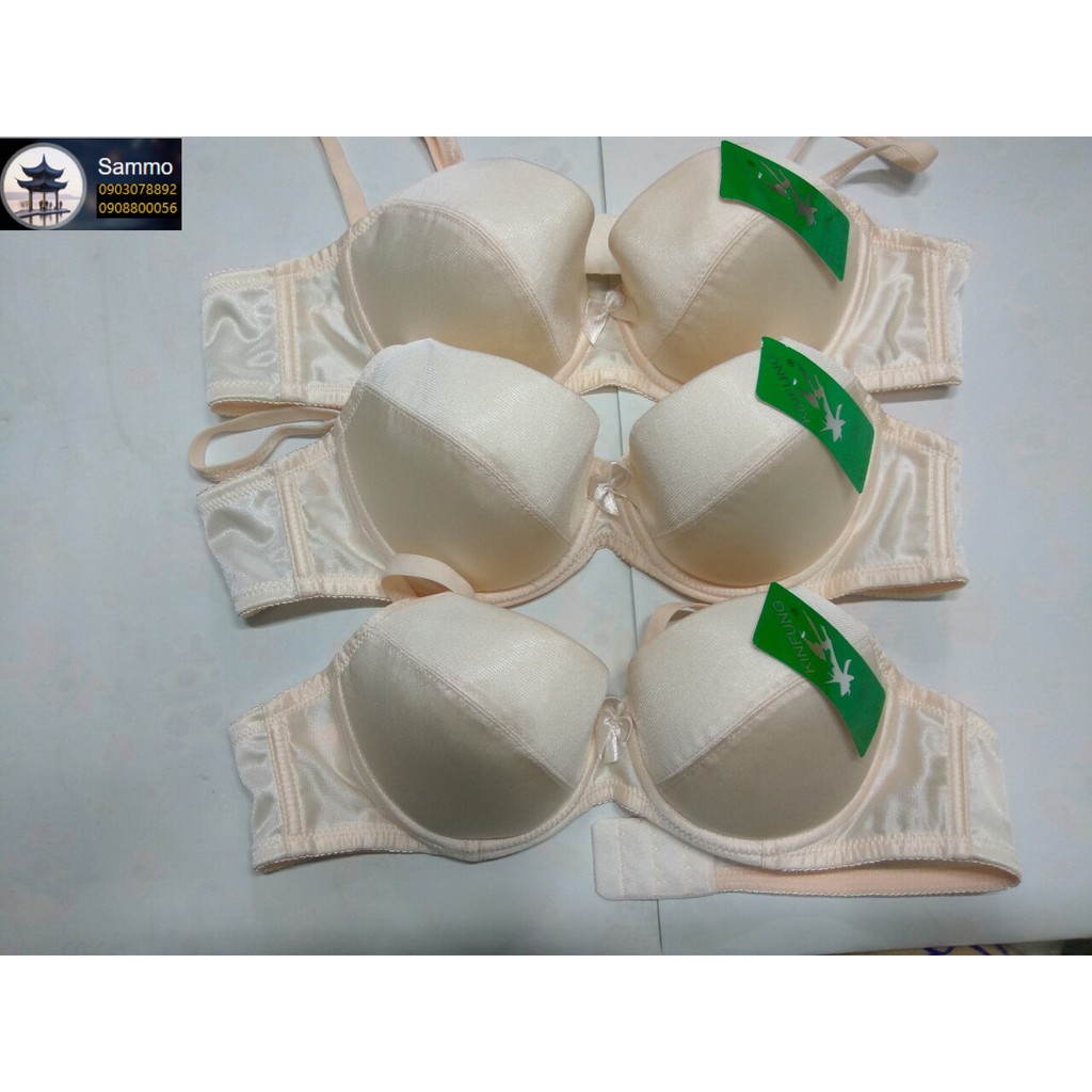 Áo Ngực KF Trơn Có Gọng Không Mút Cài Sau