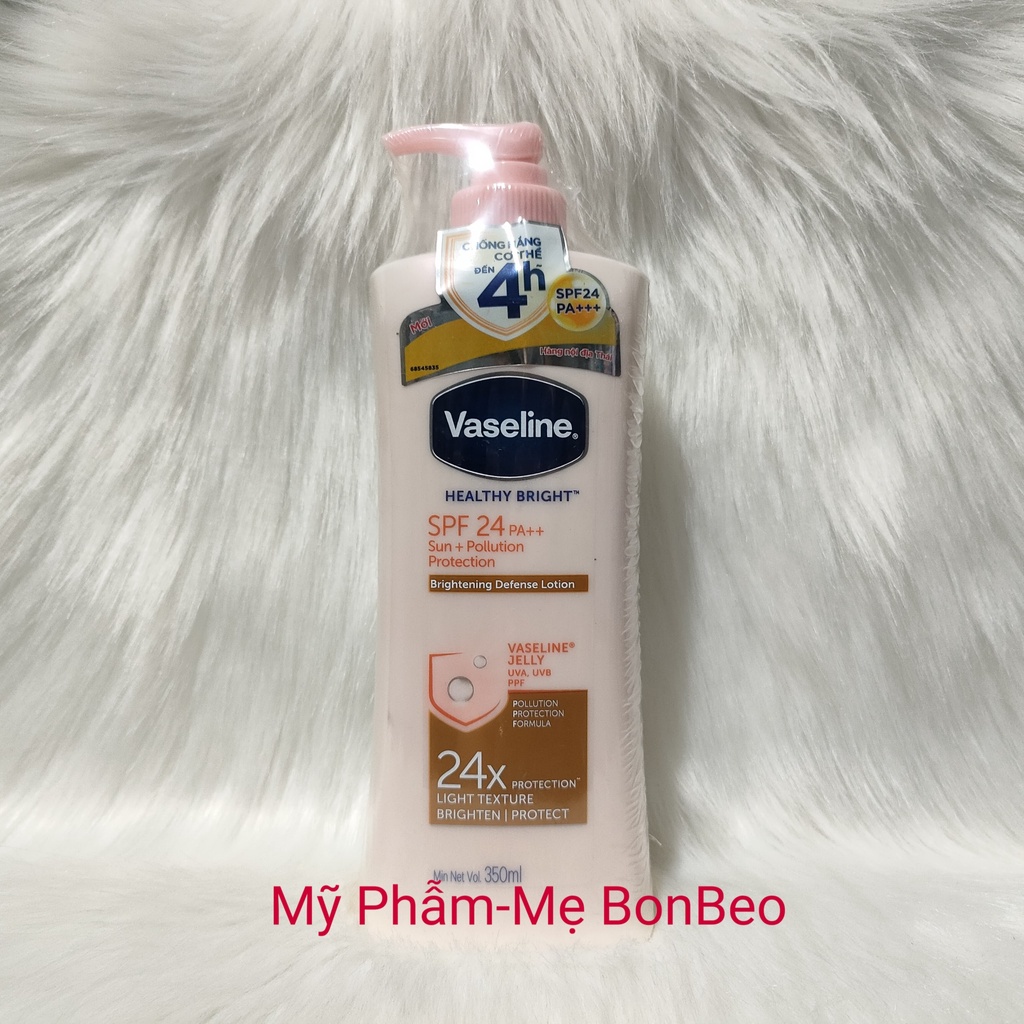 Sữa dưỡng thể Vaseline trắng mịn 350ml