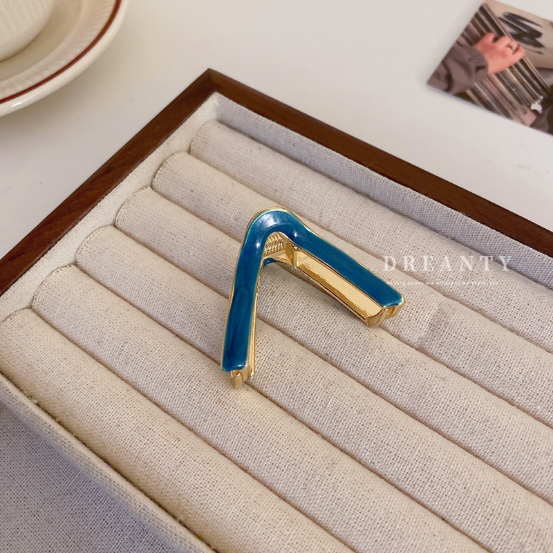 Kẹp Tóc Hình Tam Giác / Cá Mập Đơn Giản Sáng Tạo Thời Trang