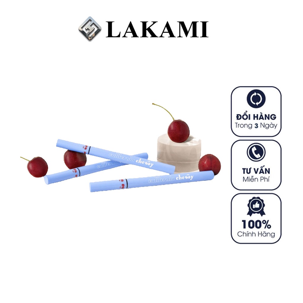 Bút Kẻ Mắt Nước Chống Lem Dearmay California Cherry Pen Eyeliner ( lakami.beauty )