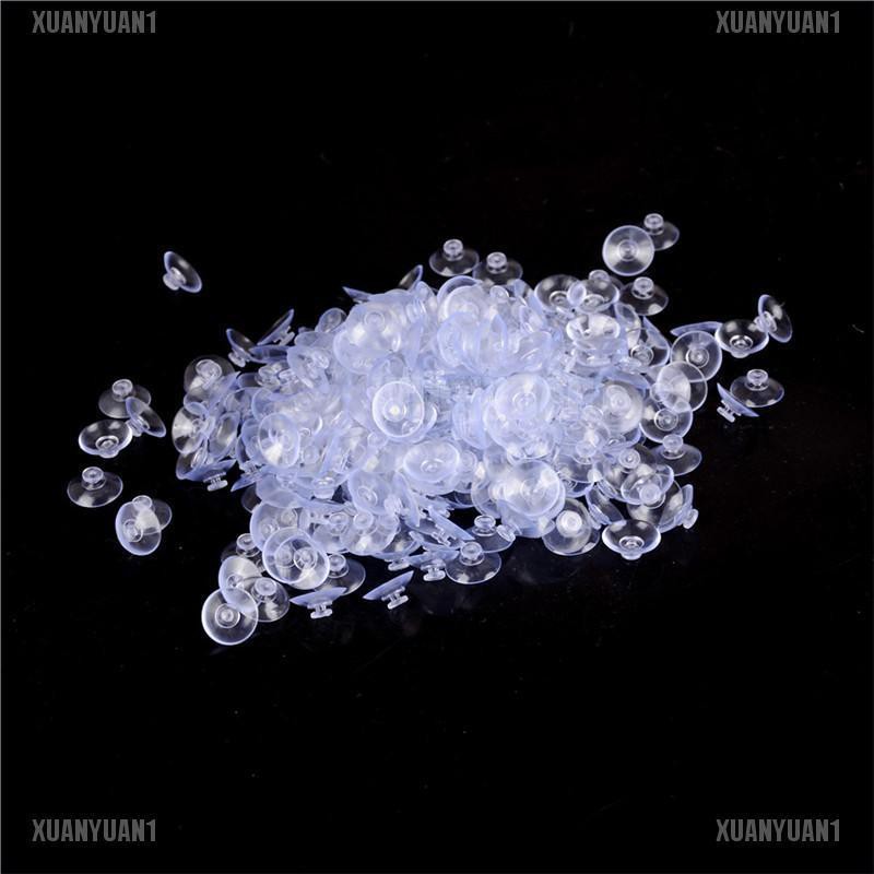 1 [XUANYUAN1] 50 Móc Treo Đồ Trong Suốt Có Giác Hút Dành Cho Phòng Tắm Nhà Bếp