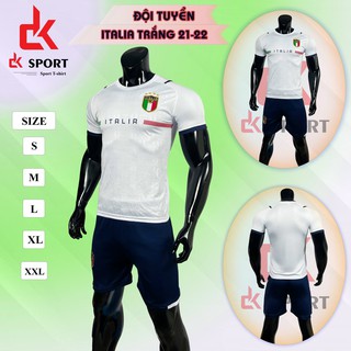 Bộ bóng đá đội Ý sân khách mùa giải 2020 2021 (màu trắng)