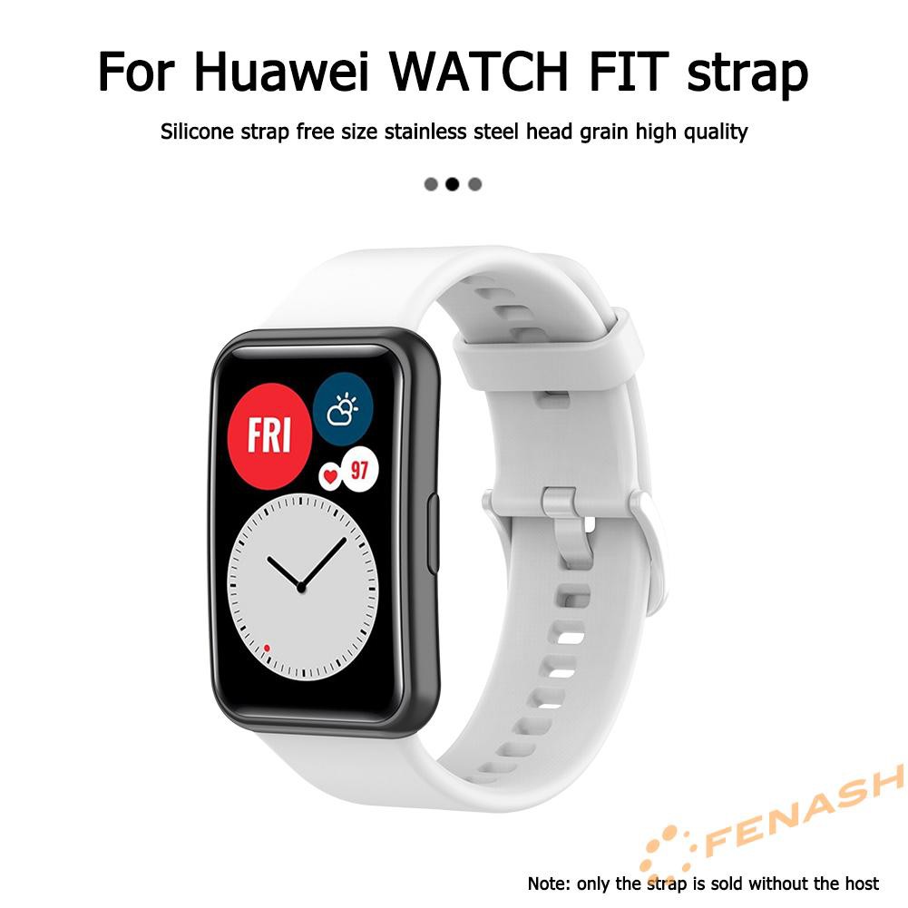 Dây Đeo Silicone Cho Đồng Hồ Thông Minh Huawei Watch Fit 22mm