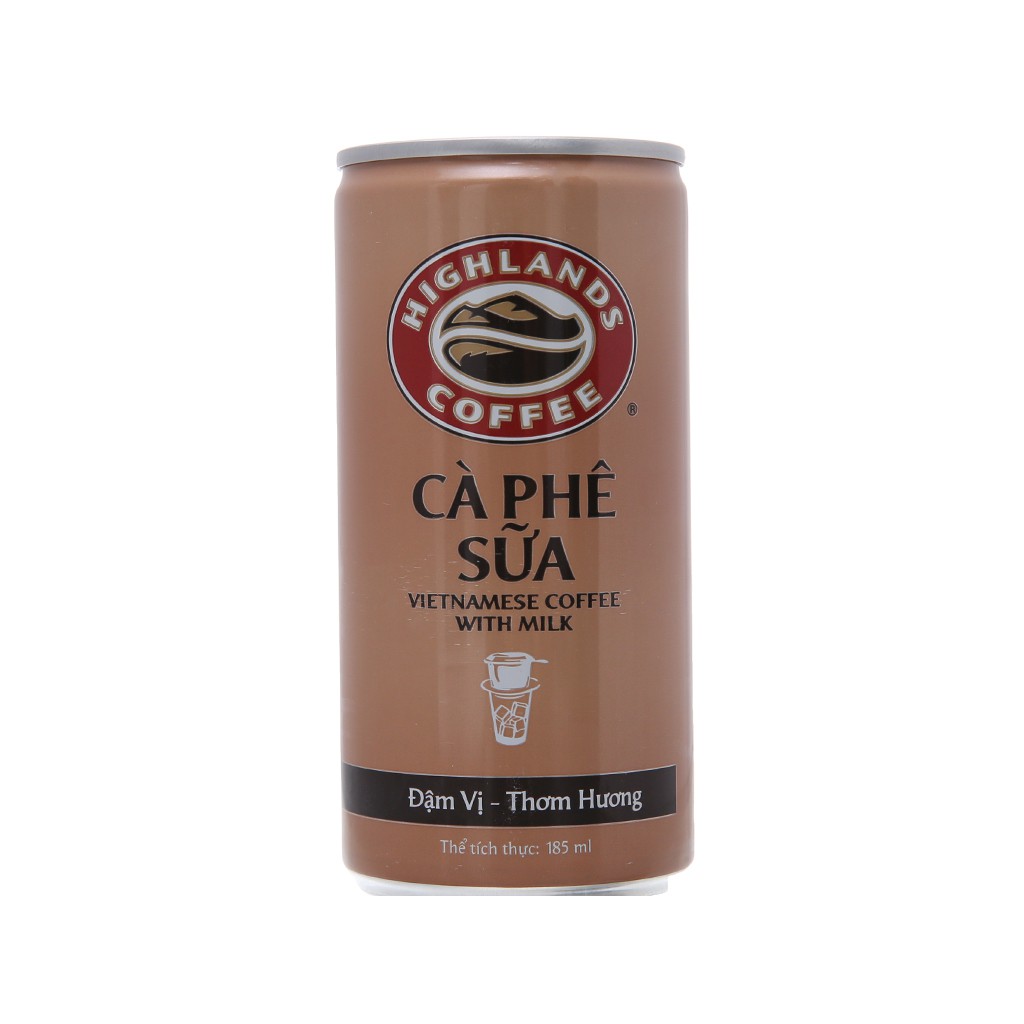 5 lon cà phê sữa Highlands 185ml