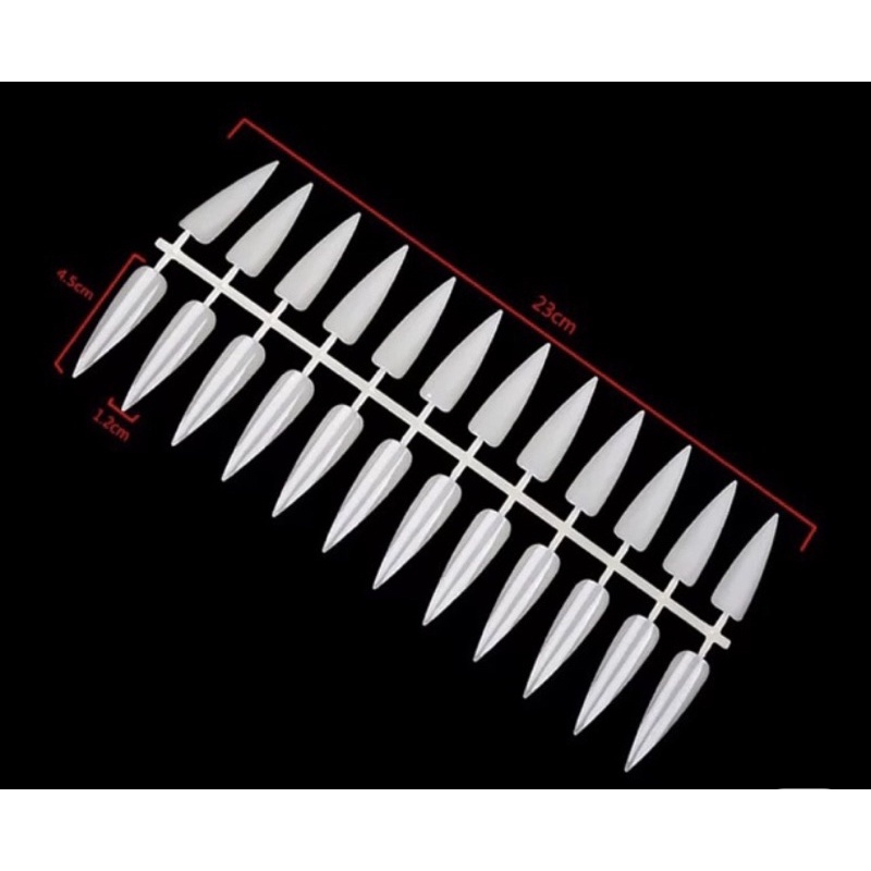 Móng xương cá tập vẽ nail from nhọn