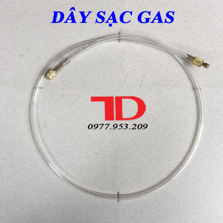 Dây sạc gas Máy Lạnh trong suốt 136 Cm