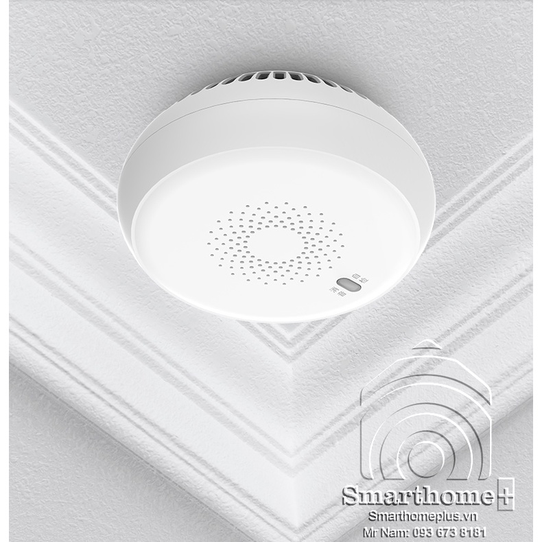 Cảm Biến Báo Khói Cảnh Báo Hỏa Hoạn Zigbee Tuya ZSM1