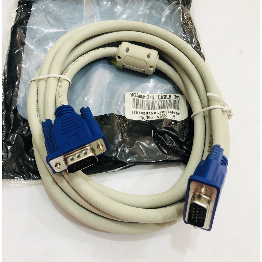 CÁP 2 ĐẦU VGA DÀI 3M