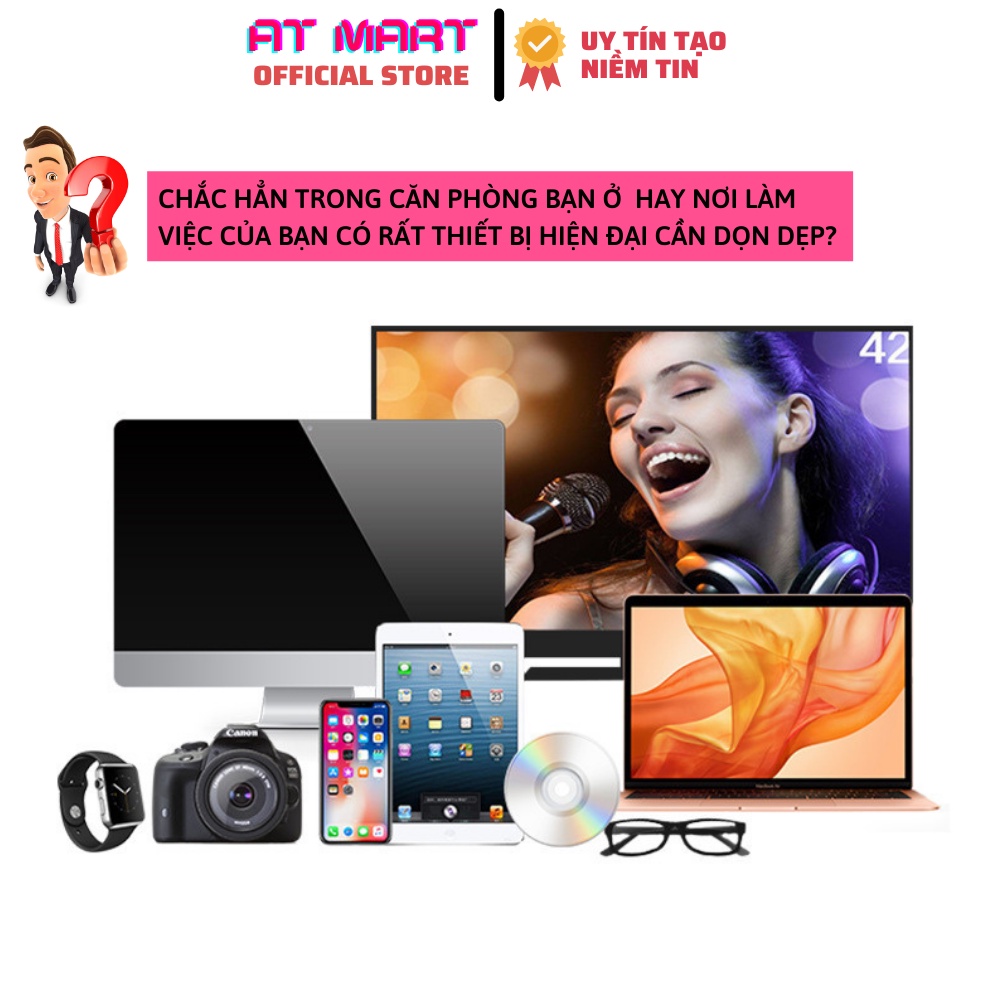 Bộ vệ sinh Laptop, Macbook JRC 5 món. Bộ dụng cụ vệ sinh Laptop, Điện thoại, Máy ảnh, Màn hình