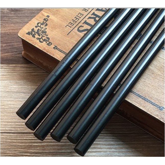 Keo nến đen và trắng 7mm*270mm. BN.