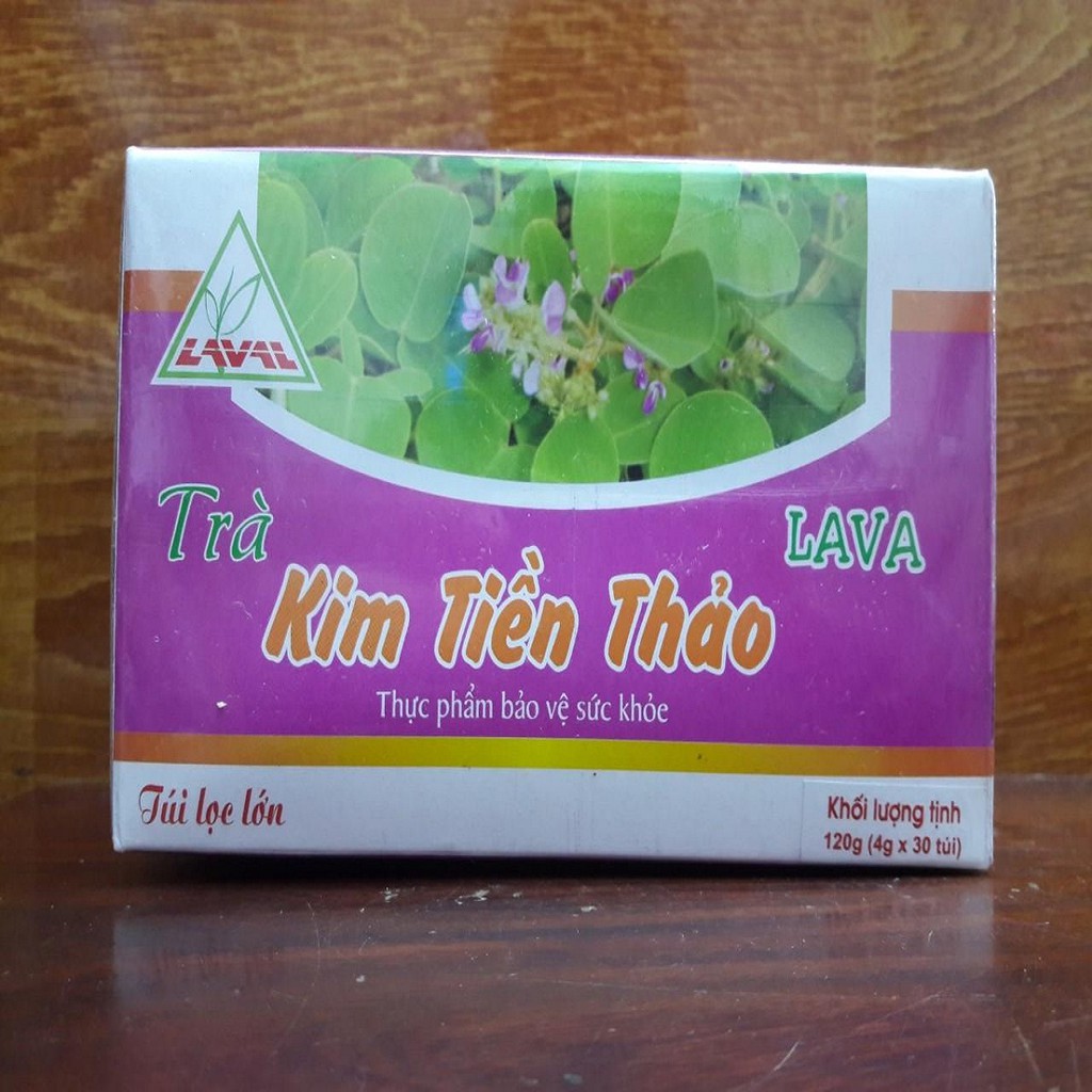 Trà Kim Tiền Thảo LAVA - Hỗ Trợ giảm Sỏi Niệu, Sỏi Mật (Hộp 30 gói)