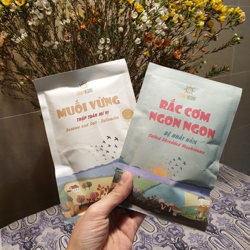 RẮC CƠM NGON NGON ĐỆ NHẤT NẤM GÓI NHỎ 50G CINDY VEGAN
