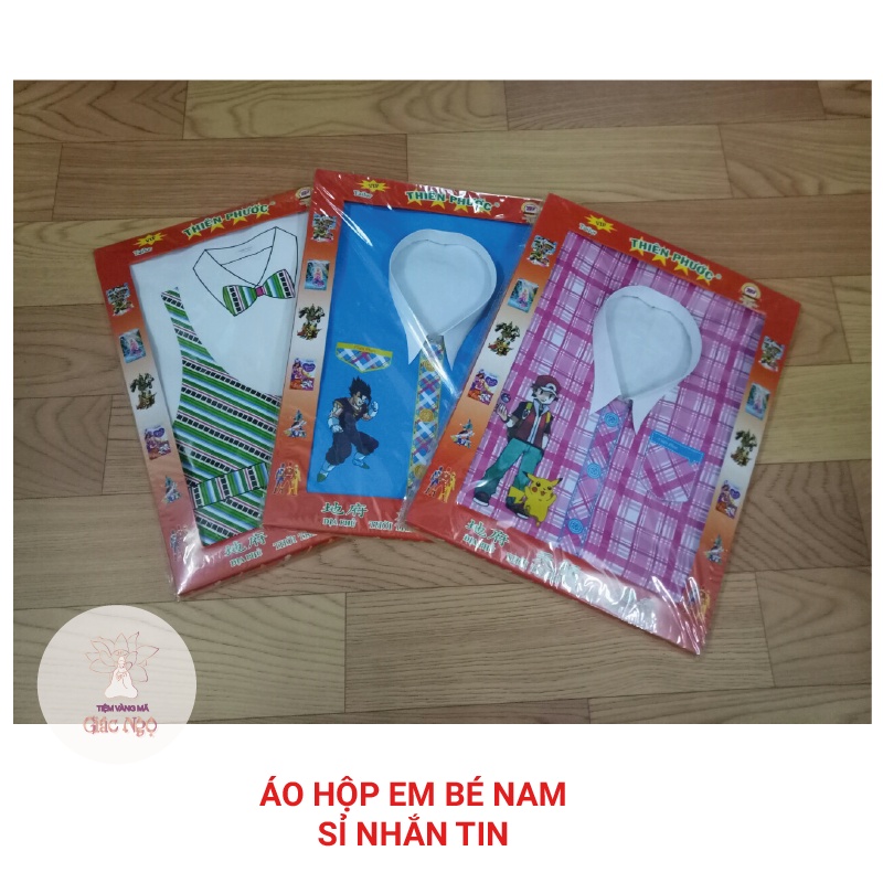 Áo Hộp EM BÉ Nam Nữ VÀNG MÃ - Đồ Cúng Giá Rẻ Sỉ Lẻ