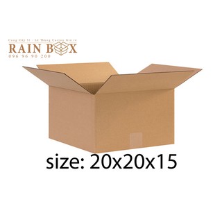 Thùng carton 3 lớp kích thước 20x20x15 - combo 30 thùng