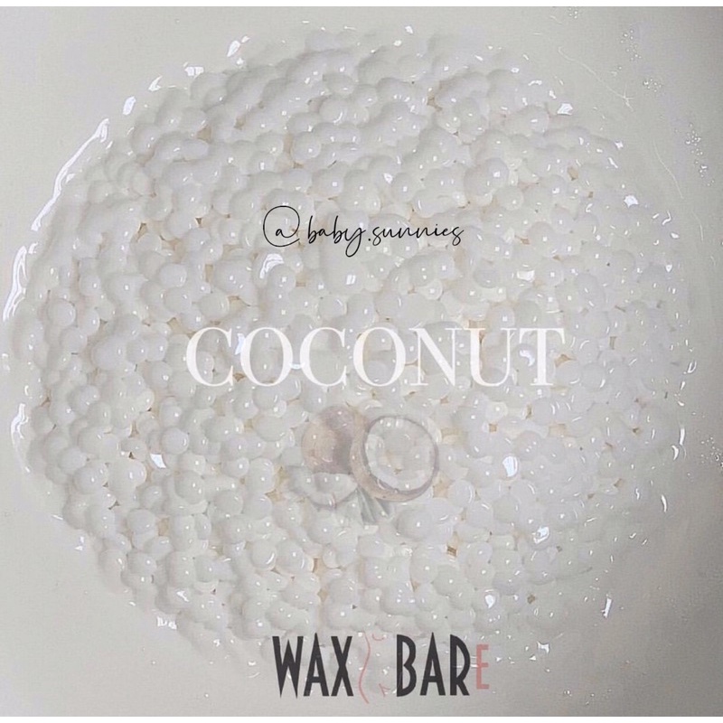 SÁP WAX LÔNG COCONUT BY WAXBARE - SÁP DỪA TRẮNG ĐỤC