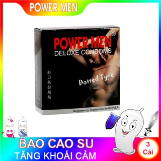 Bao cao su powermen dotted 3 chiếc