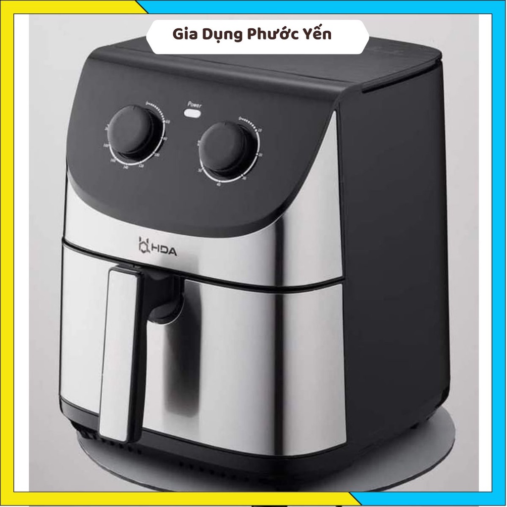 Nồi chiên không dầu HDA - 698 công nghệ Đức – Dung tích lớn 9.5L 8.2L lòng khay rộng – BH 12 tháng
