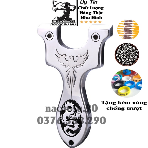Ná Cao Su Inox Cao Cấp - Tặng kèm thun Precices - Vòng chống trượt - Onehit Giá Rẻ