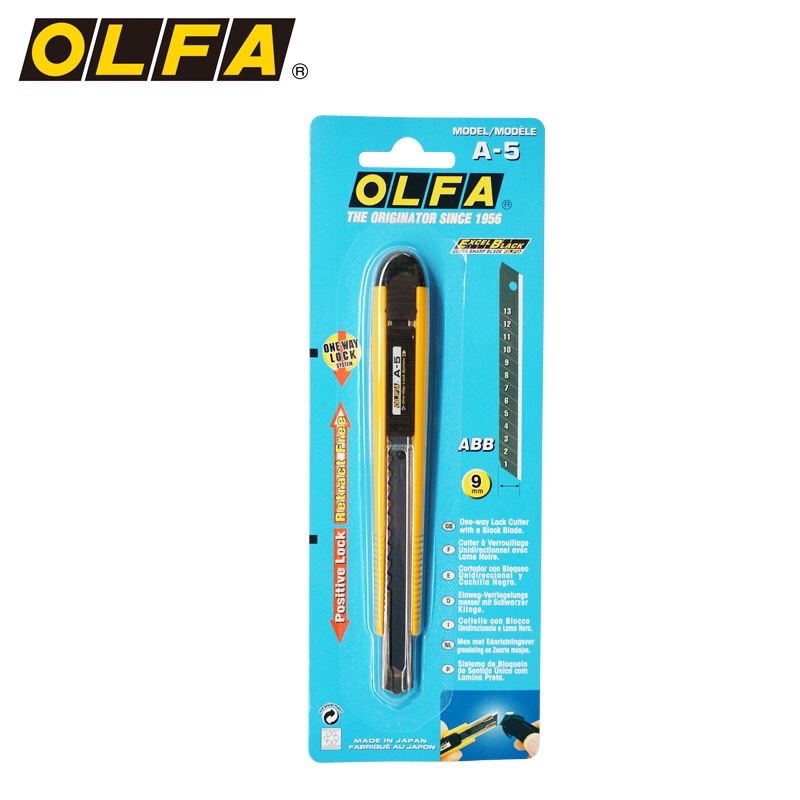 Dao trổ nhật bản olfa A-5 dùng lưỡi nhỏ 9mm