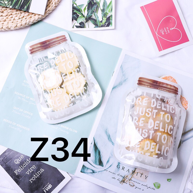 Túi zip đựng bánh/kẹo Lọ Z34 (50c)