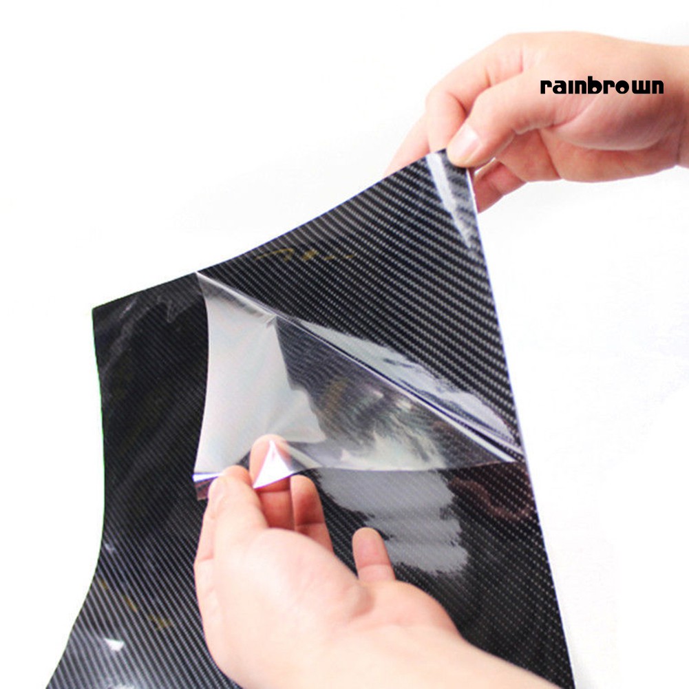 Miếng dán xe hơi 5D bằng PVC màu đen bóng chống thấm nước