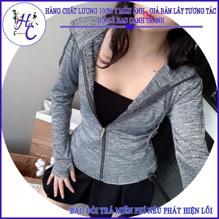 Áo Khoác Nữ Thun Dệt Có Nón Thời Trang-Mẫu Mới 2020-Hàng Có Sẵn | BigBuy360 - bigbuy360.vn