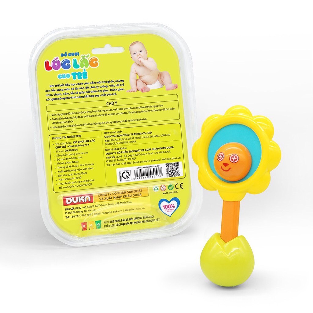 Đồ Chơi DUKA Lúc Lắc Cho Trẻ: Chuông Bông Hoa