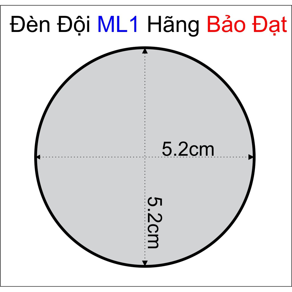 Đèn Đội Đầu Lặn Nước ML1 Hãng Bảo Đạt