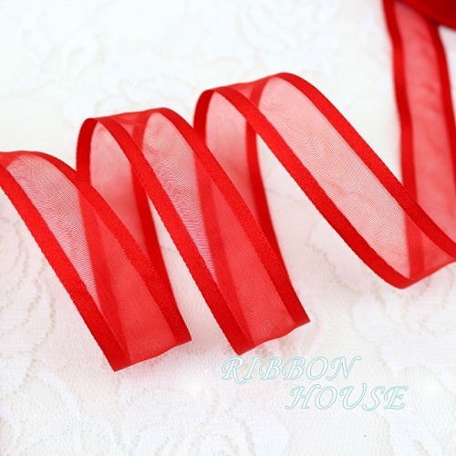 Cuộn Dây Ruy Băng Bằng Vải organza Rộng 10 yards 3 / 4 '' 20mm