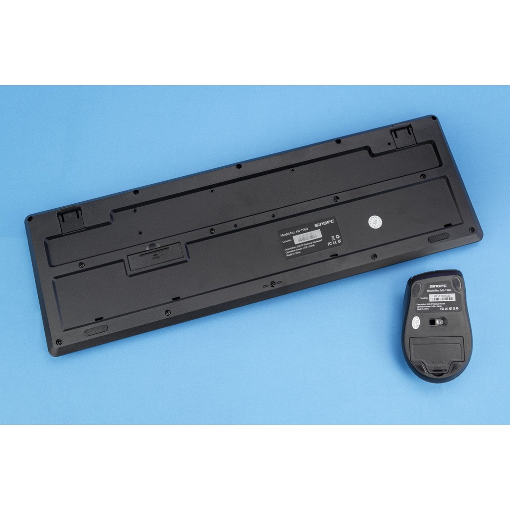 Bộ bàn phím chuột không dây SingPC WKB-1960CB - Hàng Chính Hãng