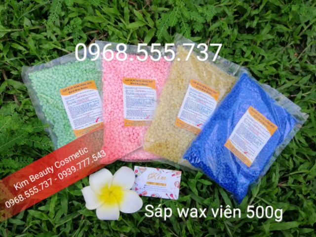 (Free que gỗ) Sáp wax nóng viên Hard wax beans 500g | BigBuy360 - bigbuy360.vn