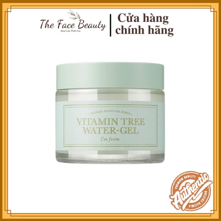 Kem Dưỡng Ẩm Vitamin Tree Water Gel I'm From Dưỡng Ẩm Và Kiểm Soát Dầu 75g