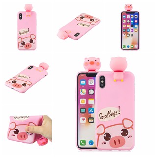 Apple iphone x/xr/xs/xs max/cartoon tpu soft cover phone case