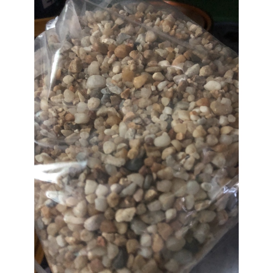 Sỏi lọc nước/ Trang trí chậu hoa, hồ cá 1 kg