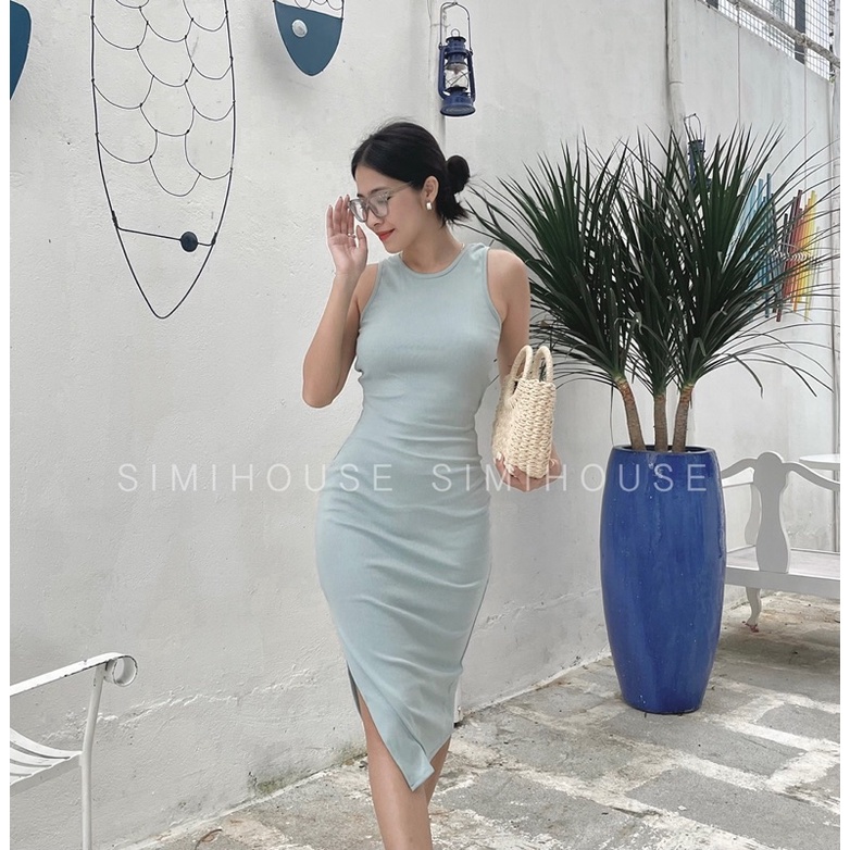 ĐẦM BODY XOẮN NGỰC 2 KIỂU / VÁY BODY DÁNG DÀI XẺ TÀ