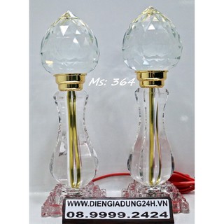 ĐÈN THỜ PHA LÊ CAO CẤP 364 ( 29cm ) 1 CẶP